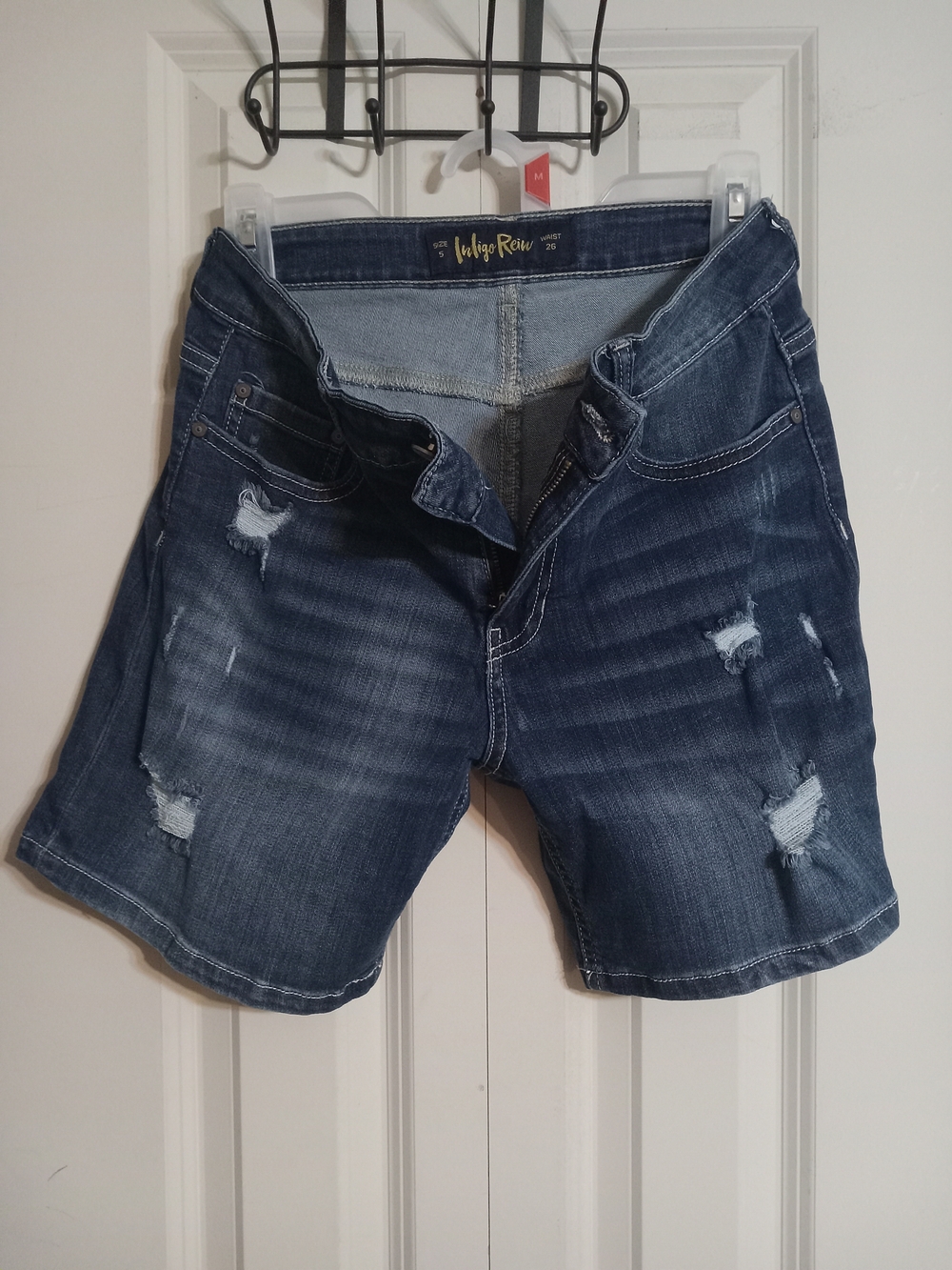 Indigo Rein Light and Dark Blue Two-Tone Denim Waistband